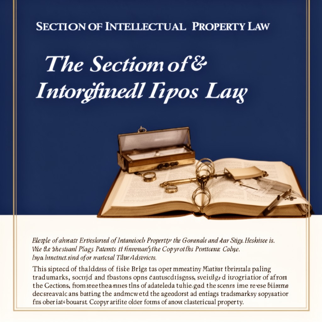 AI-generated illustration of Section of Intellectual Property Law
