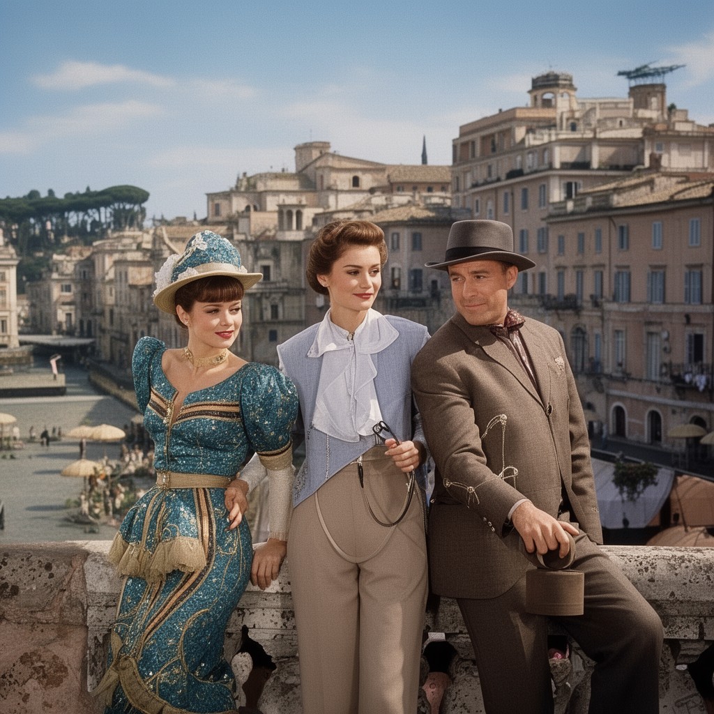 AI-generated illustration of Roman Holiday