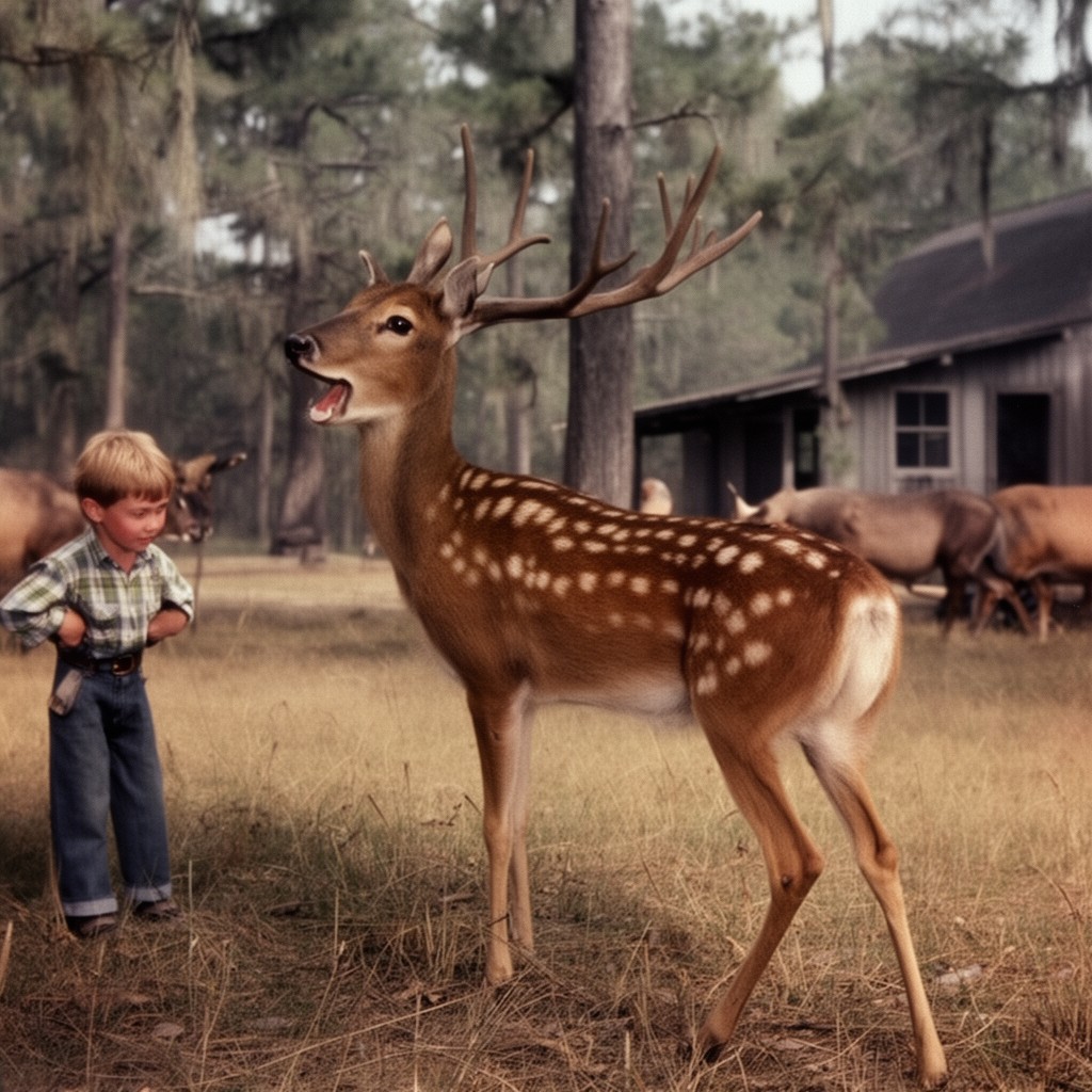 AI-generated illustration of The Yearling (1946 film)
