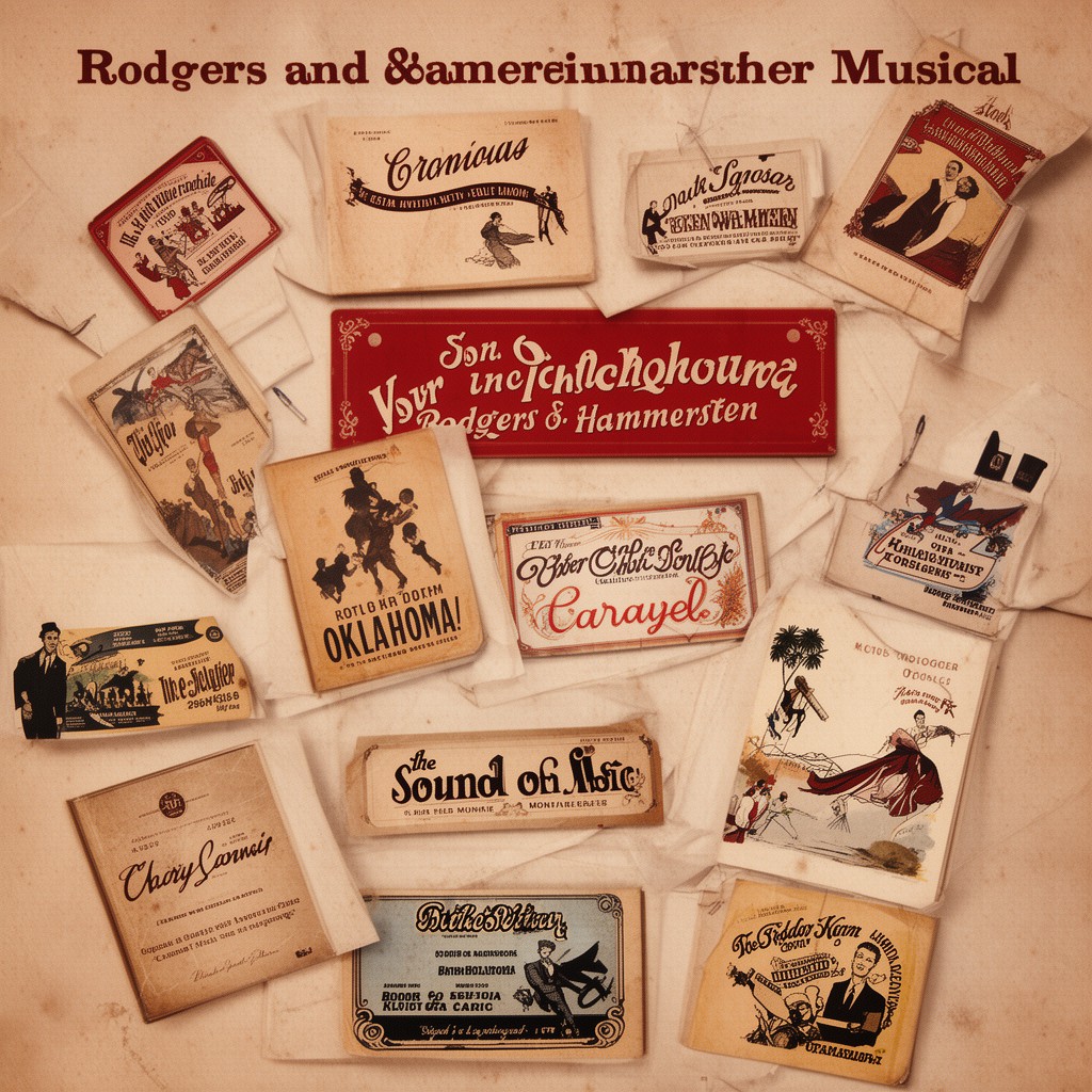 AI-generated illustration of Rodgers and Hammerstein musicals