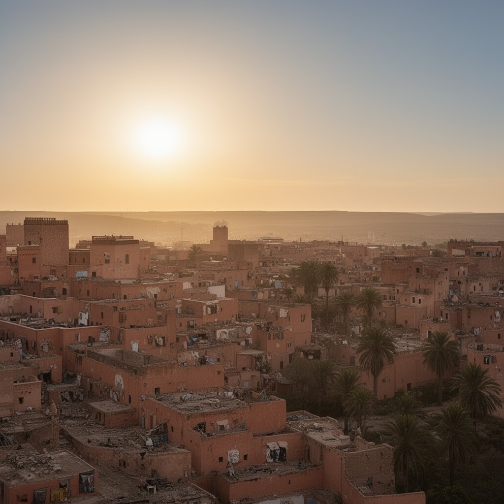 AI-generated illustration of French Morocco