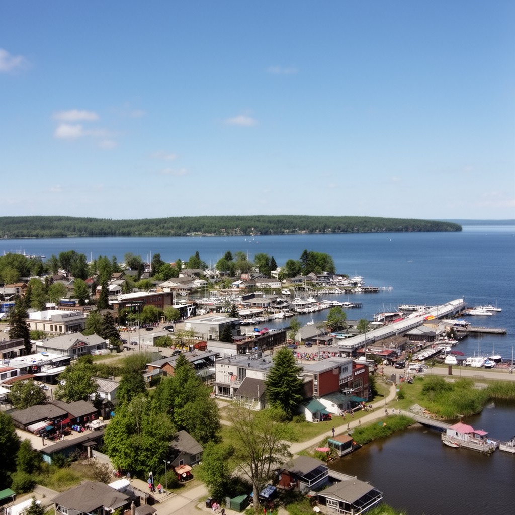 AI-generated illustration of Kenora