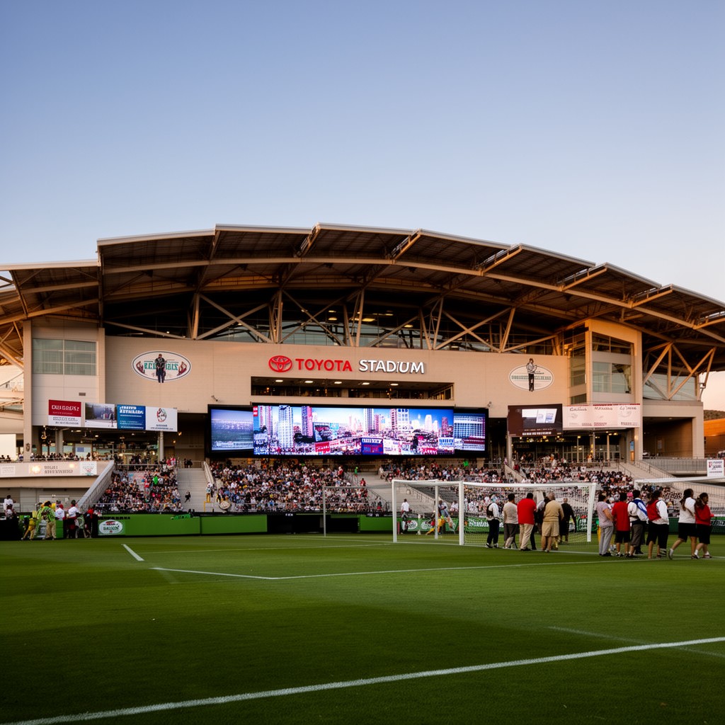 AI-generated illustration of Toyota Stadium