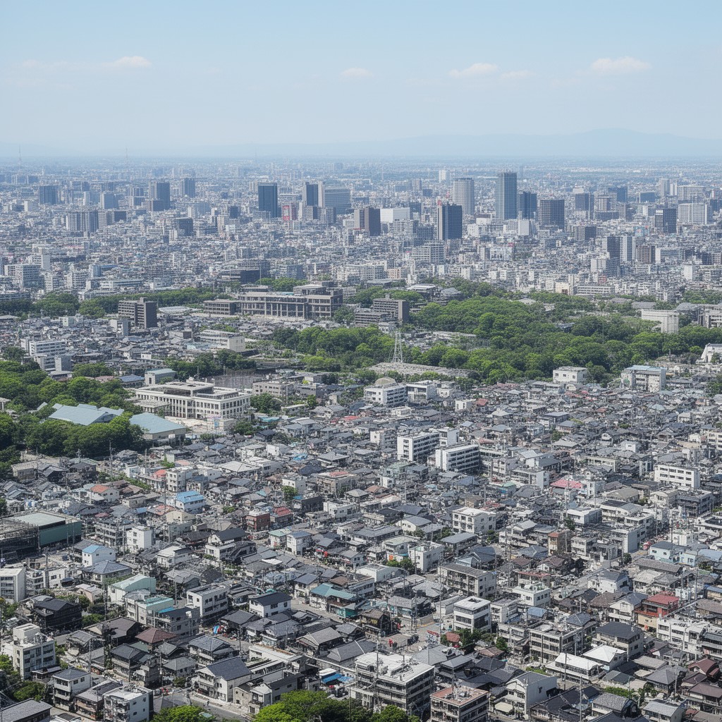 AI-generated illustration of Saitama Prefecture, Japan