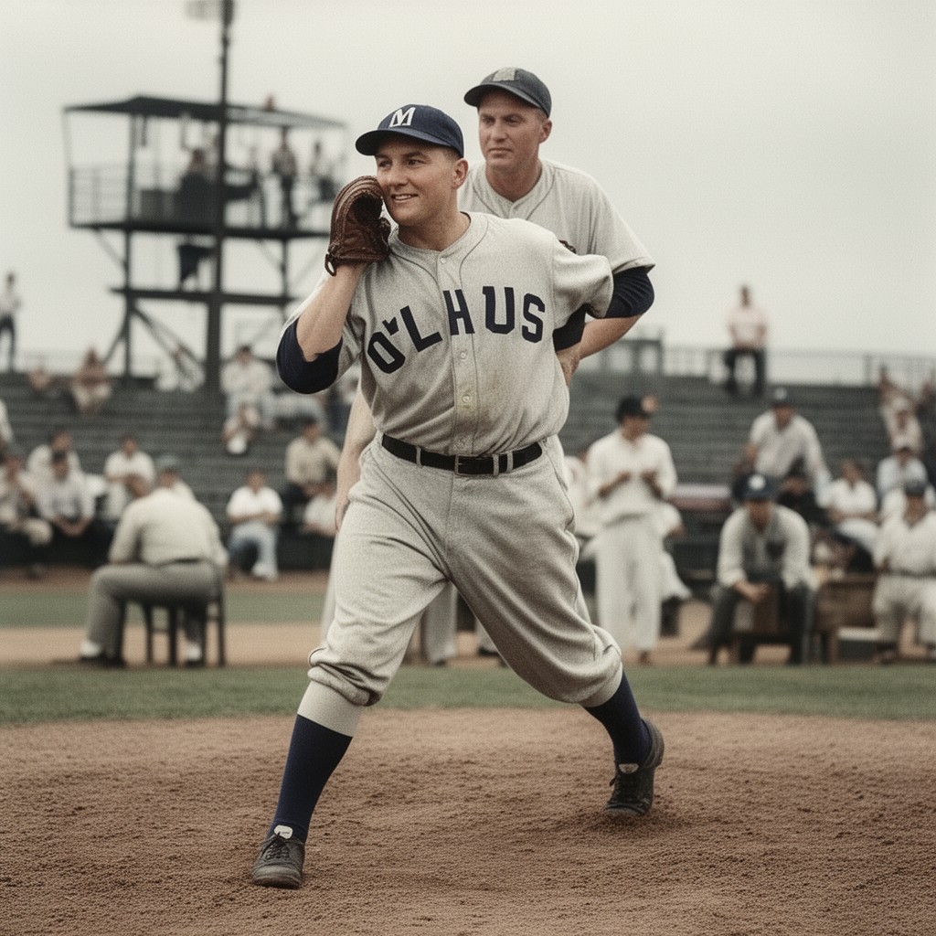 AI-generated illustration of Lefty Grove