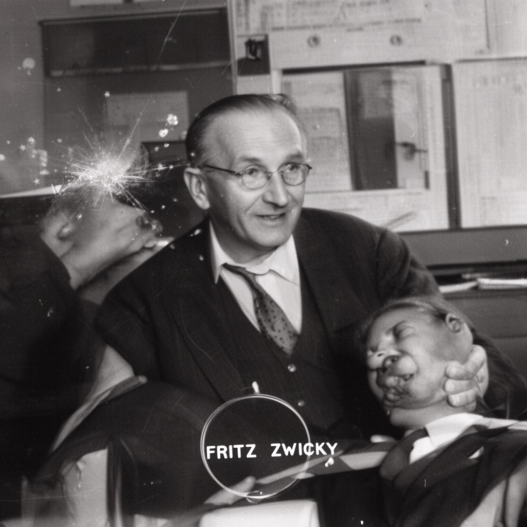 AI-generated illustration of Fritz Zwicky
