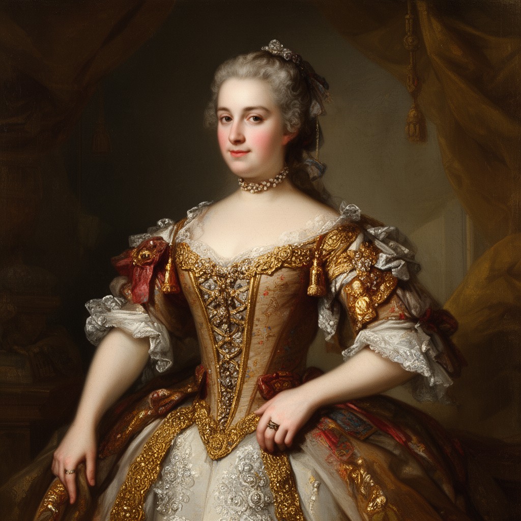 AI-generated illustration of Empress Maria Theresa (as Austrian ruler)