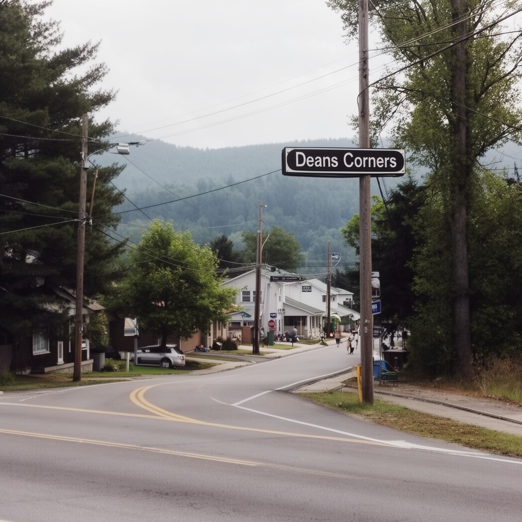 AI-generated illustration of Deans Corners