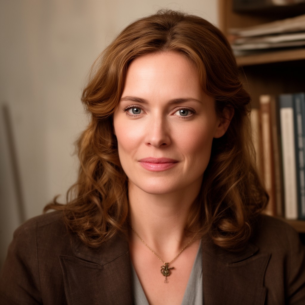 AI-generated illustration of Miranda Otto