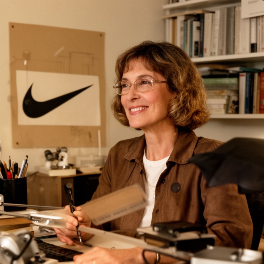 AI-generated illustration of Carolyn Davidson