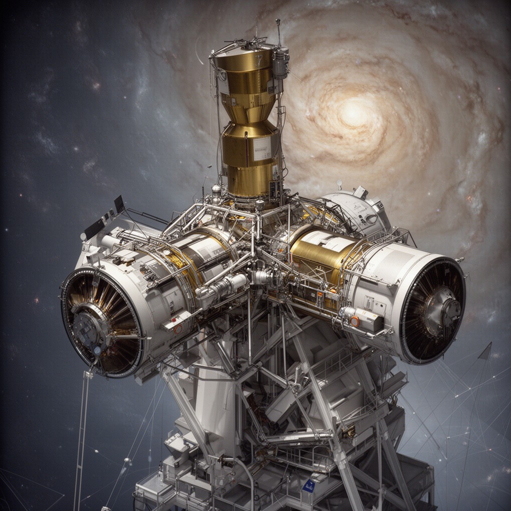 AI-generated illustration of Faint Object Spectrograph