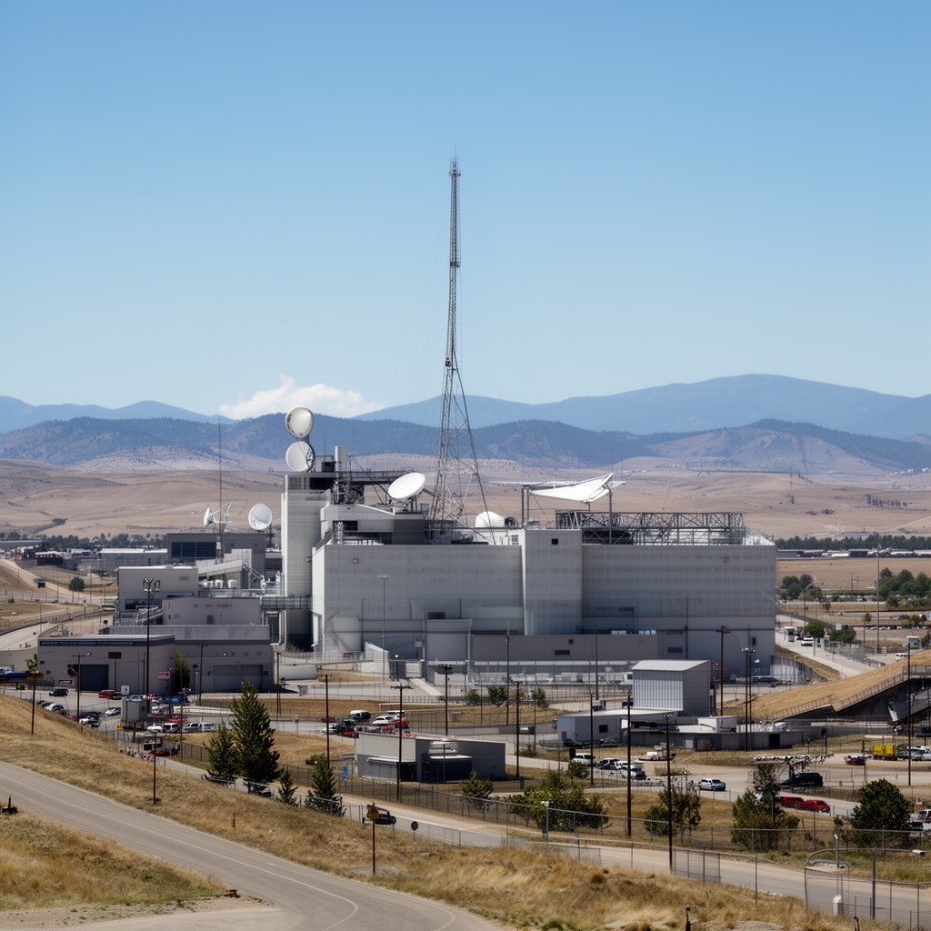 AI-generated illustration of Buckley Space Force Base