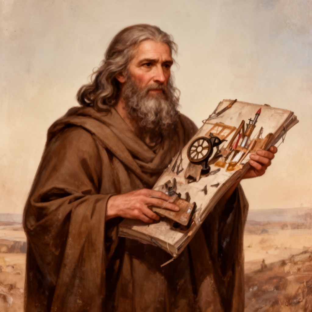 AI-generated illustration of Anthony the Great