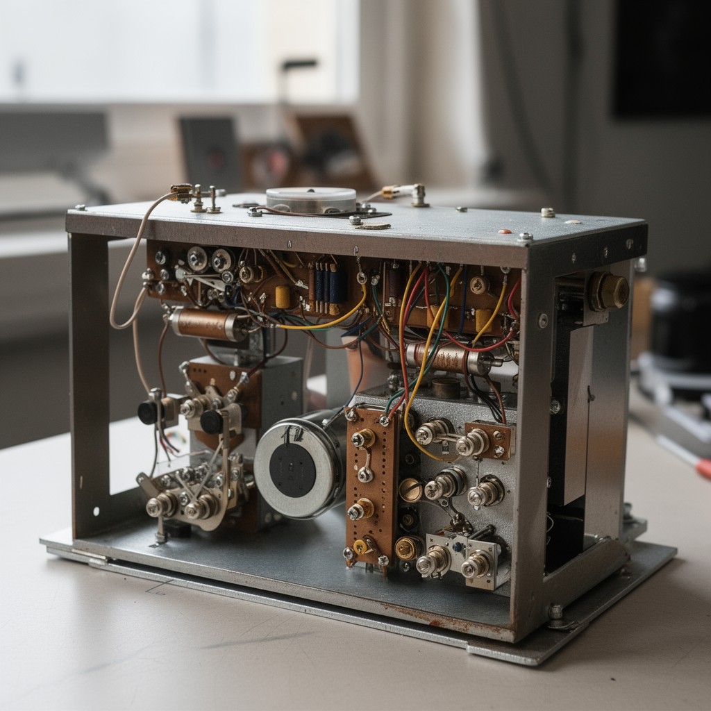 AI-generated illustration of superregenerative receiver