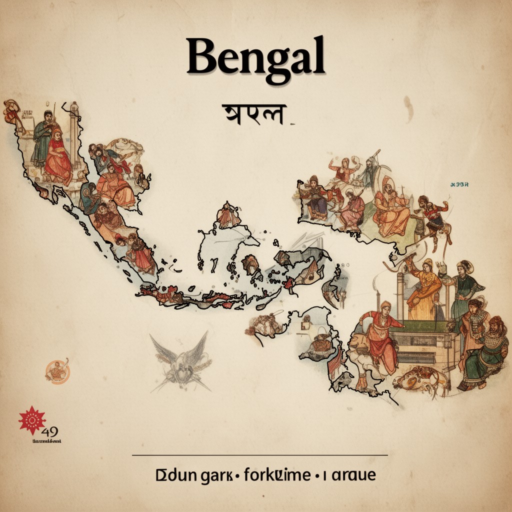 AI-generated illustration of Bengal