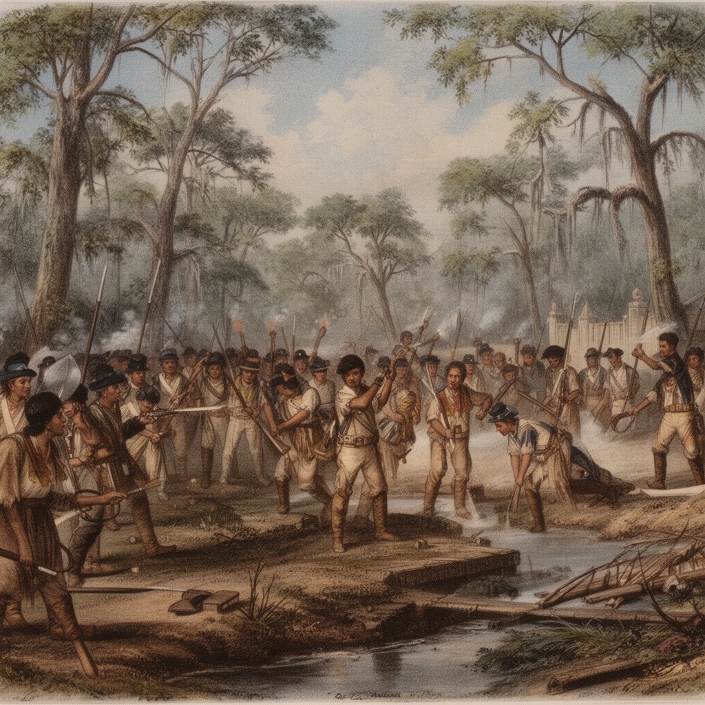AI-generated illustration of First Seminole War