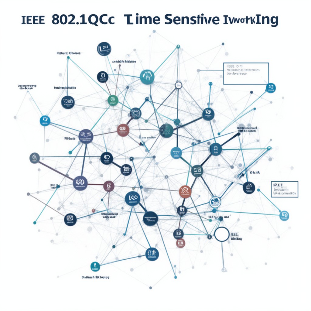 AI-generated illustration of IEEE 802.1Qcc