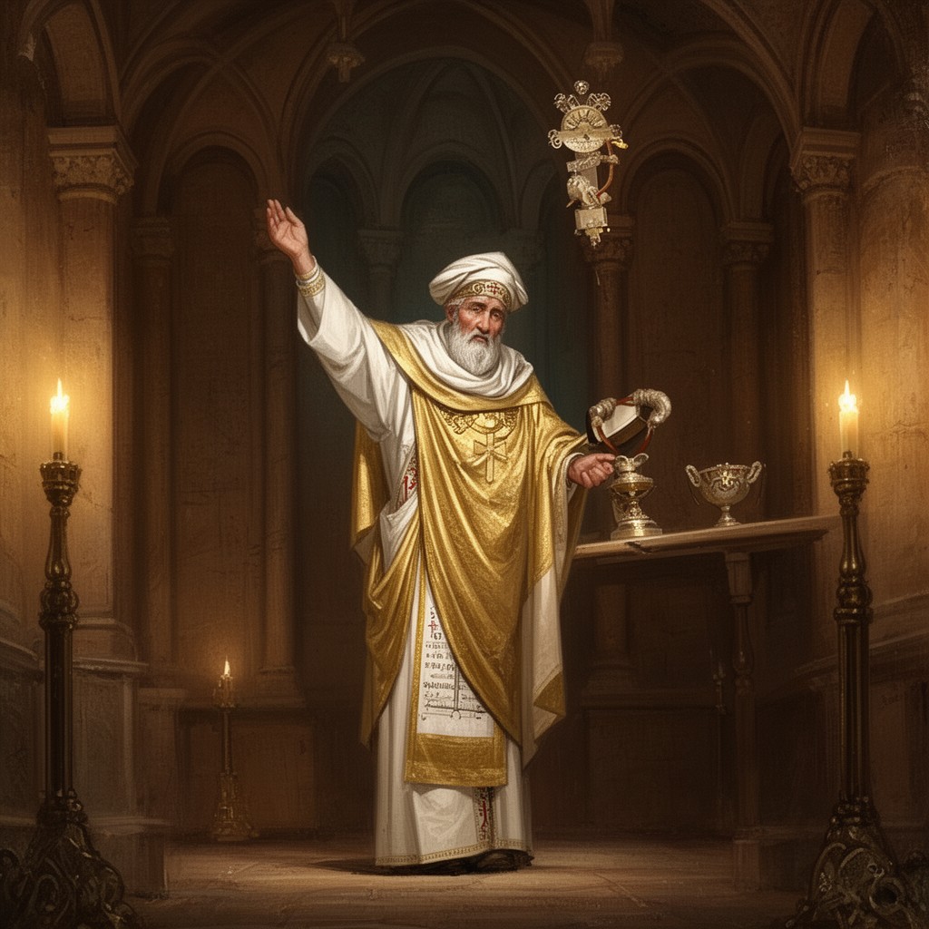 AI-generated illustration of Liturgy of Saint Cyril (Liturgy of Saint Mark)