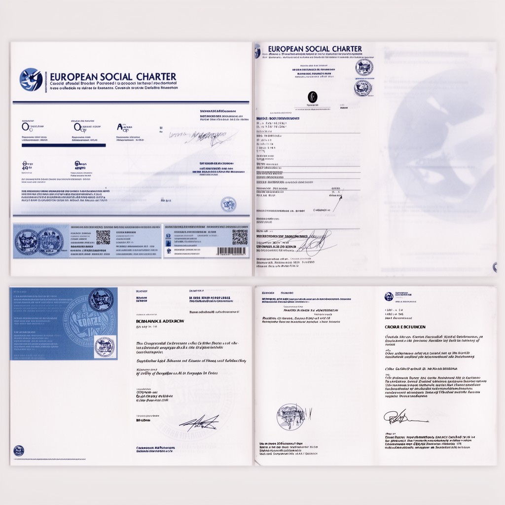 AI-generated illustration of European Social Charter