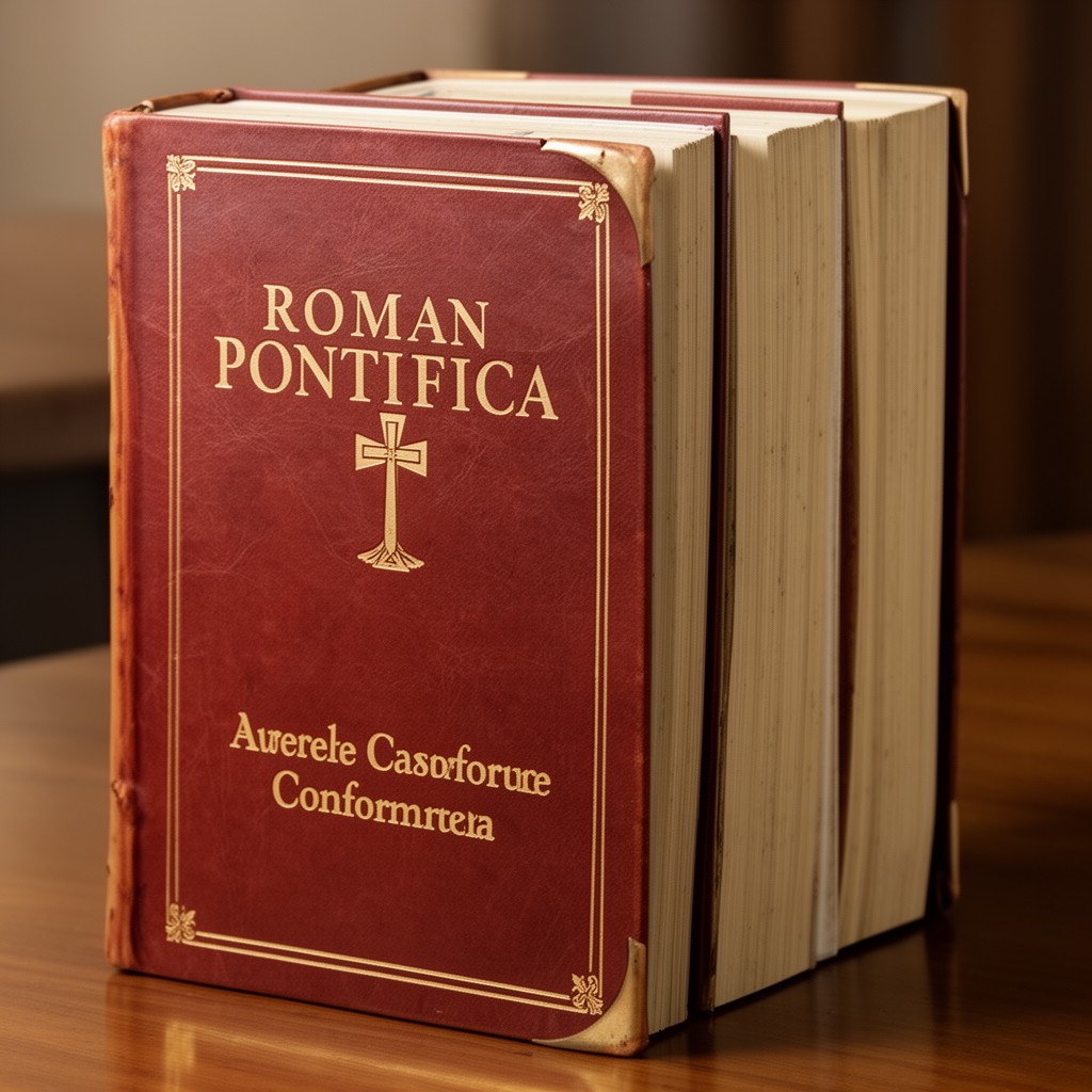 AI-generated illustration of Roman Pontifical