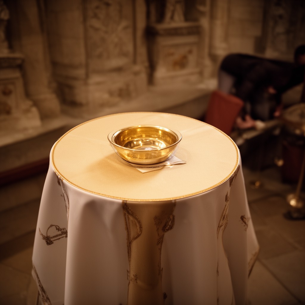 AI-generated illustration of Eucharistic Prayer