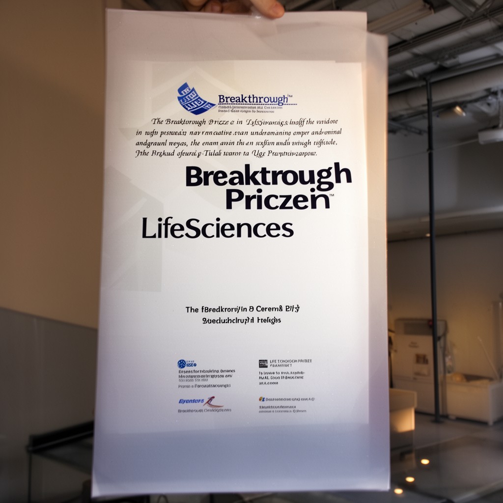 AI-generated illustration of Breakthrough Prize in Life Sciences