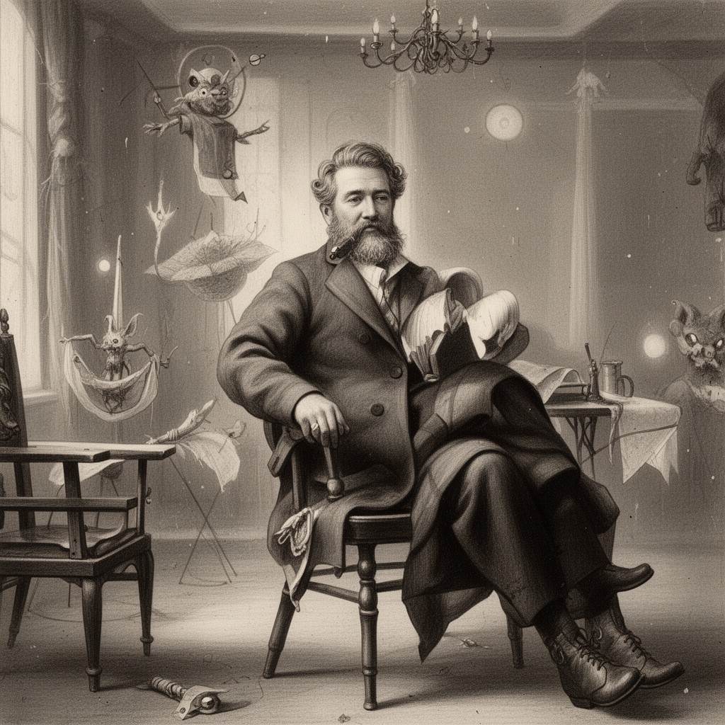 AI-generated illustration of L. Frank Baum