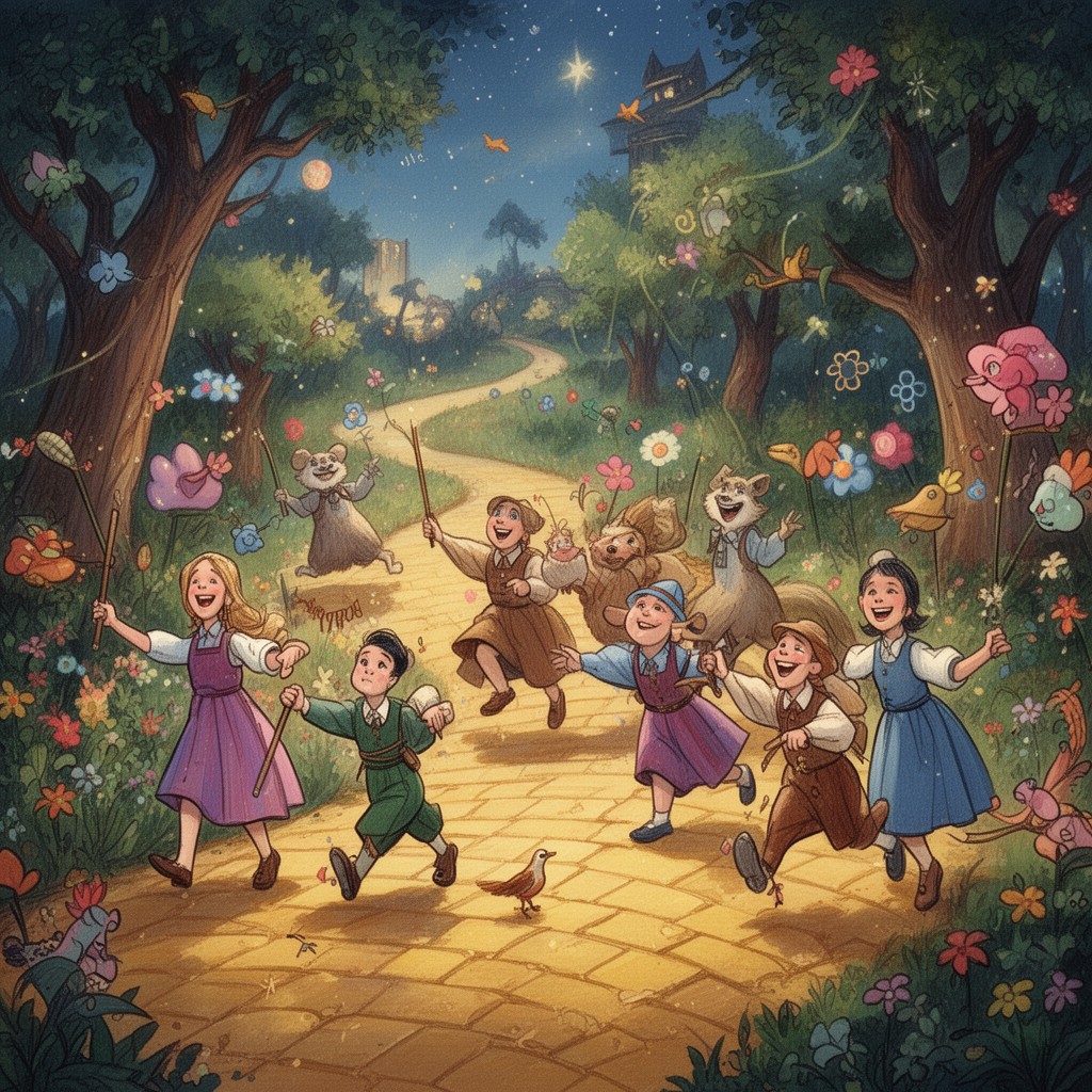 AI-generated illustration of We're Off to See the Wizard