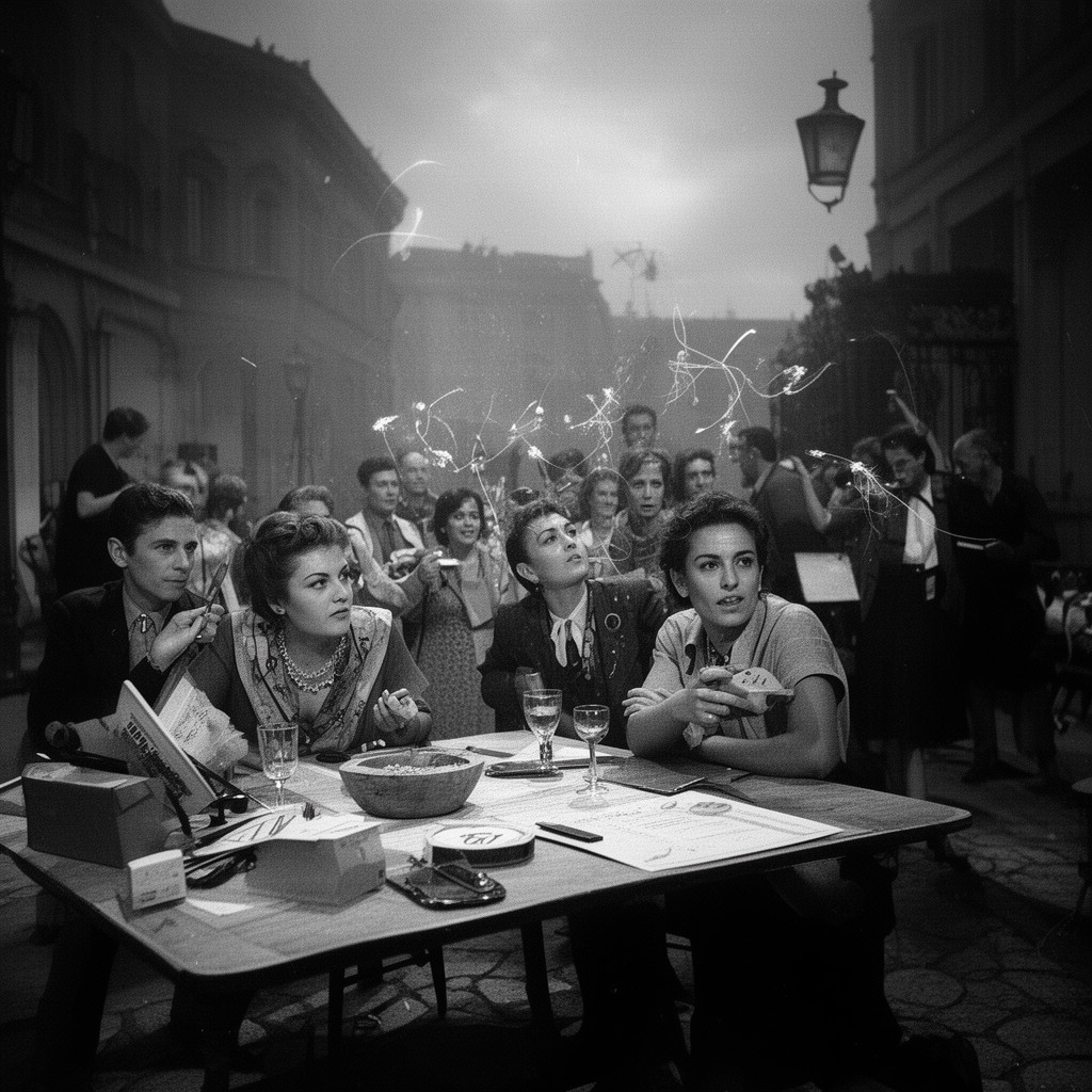 AI-generated illustration of French New Wave