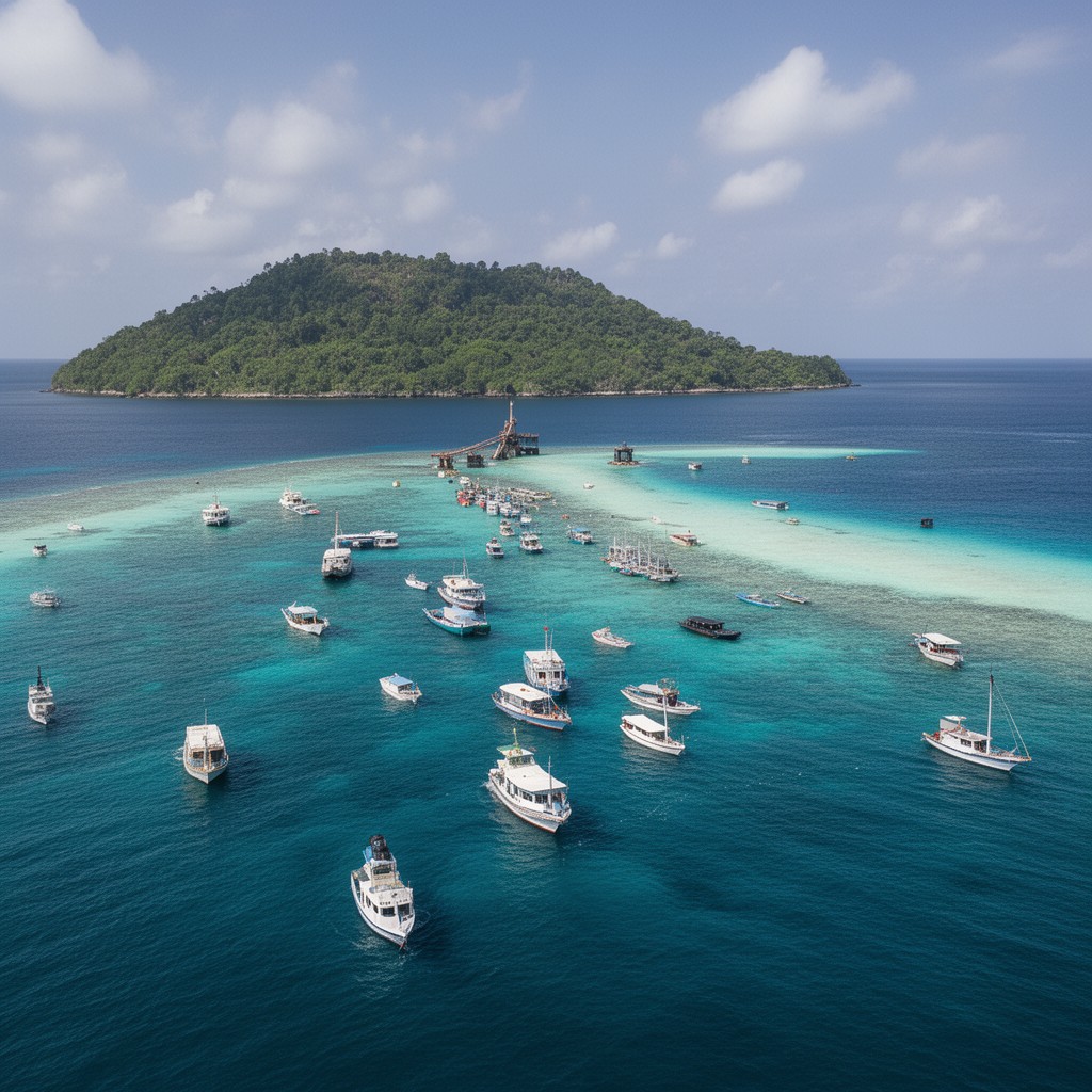 AI-generated illustration of Laccadive Islands (Lakshadweep)