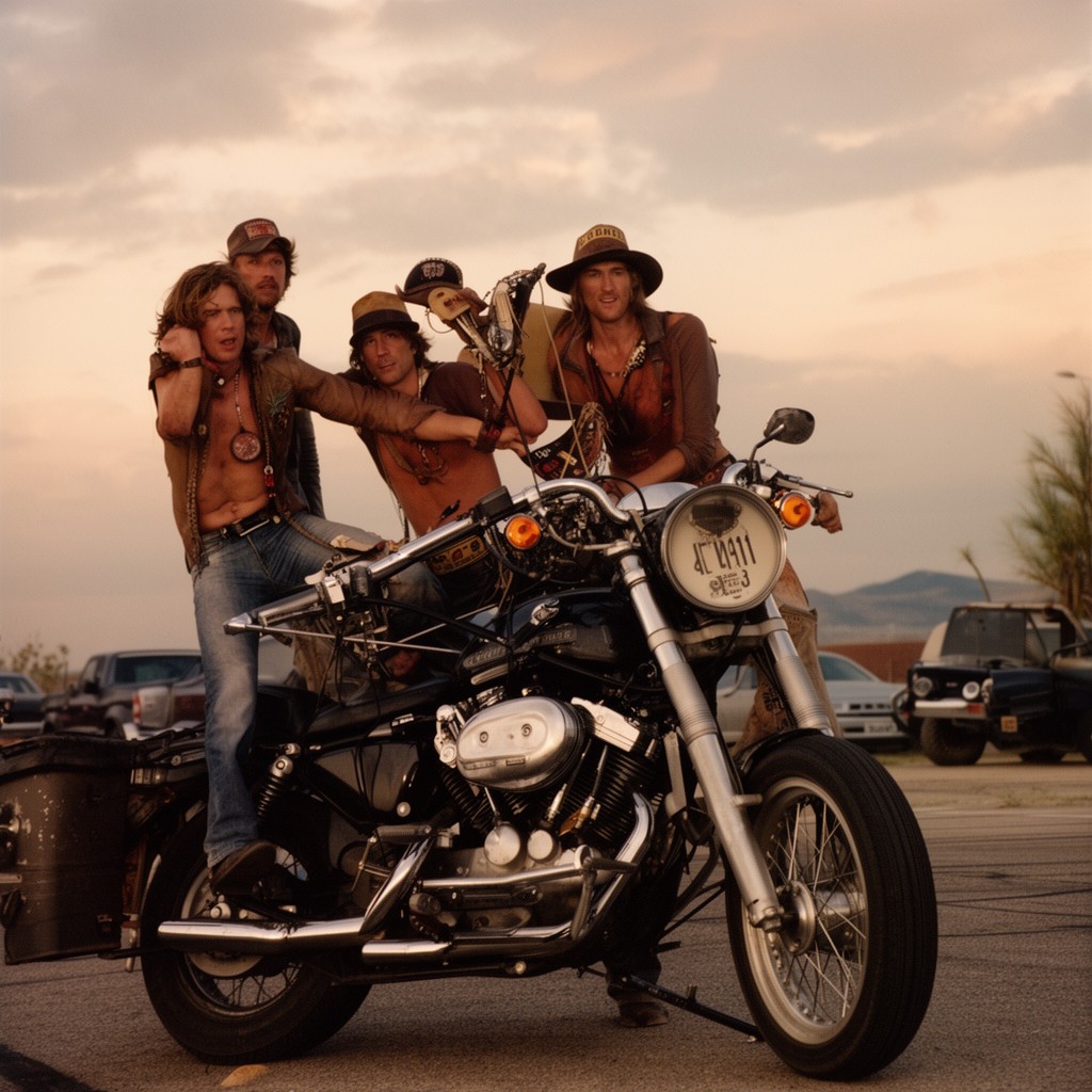 AI-generated illustration of Easy Rider