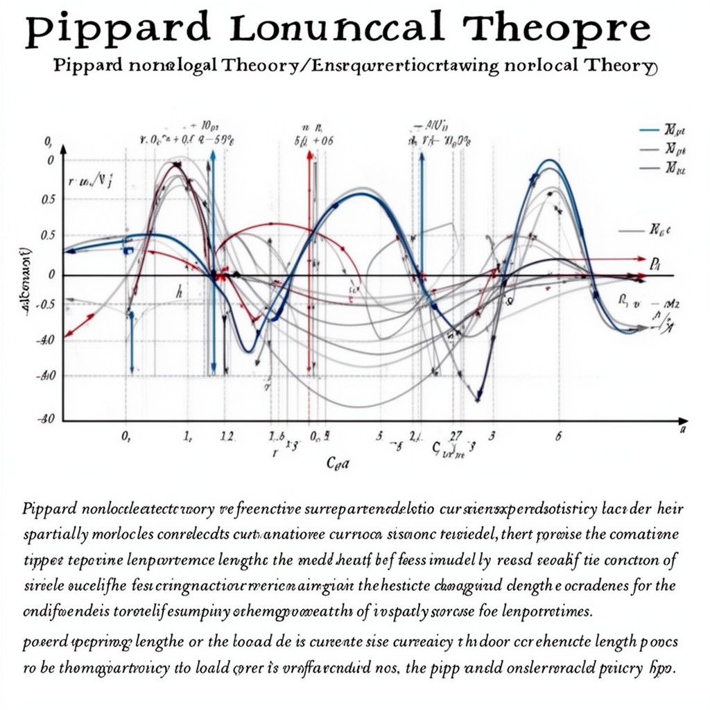 AI-generated illustration of Pippard nonlocal theory