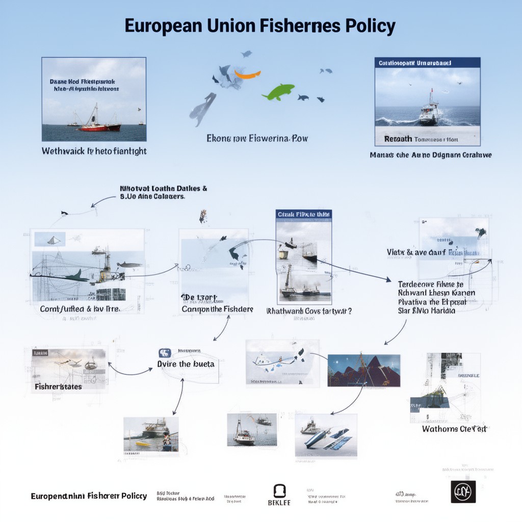AI-generated illustration of European Union fisheries policy