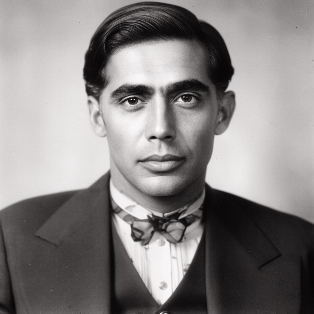 AI-generated illustration of Muhammad Ali Jinnah