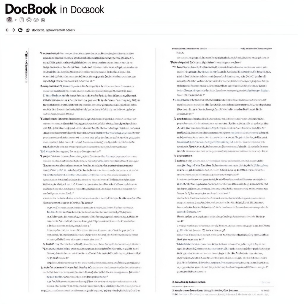 AI-generated illustration of DocBook