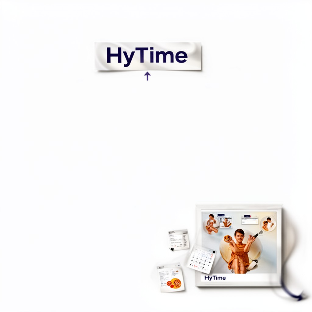 AI-generated illustration of HyTime