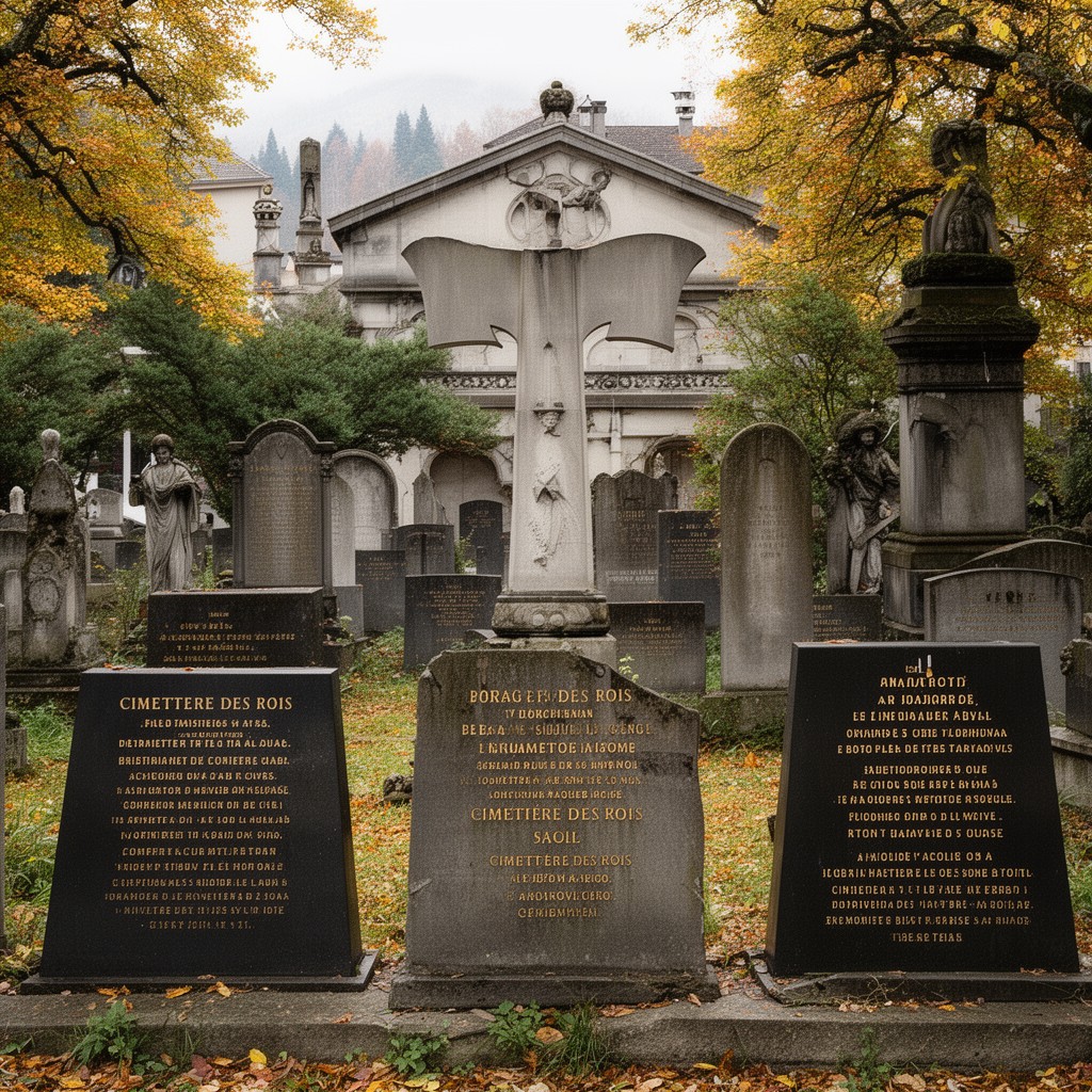 AI-generated illustration of Cimetière des Rois