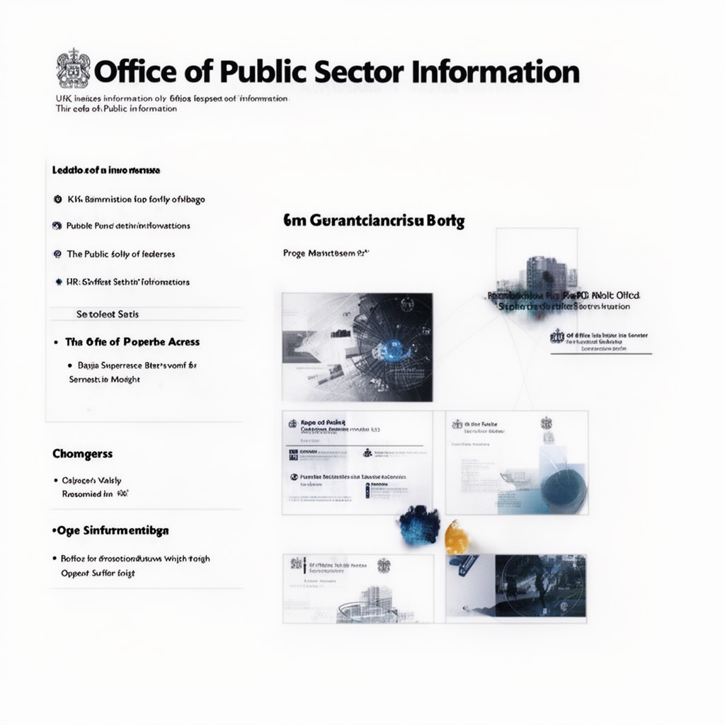 AI-generated illustration of Office of Public Sector Information