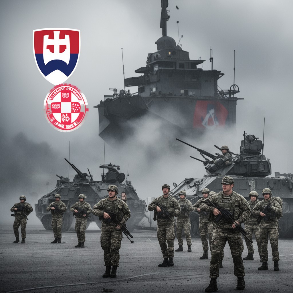 AI-generated illustration of Slovak Armed Forces