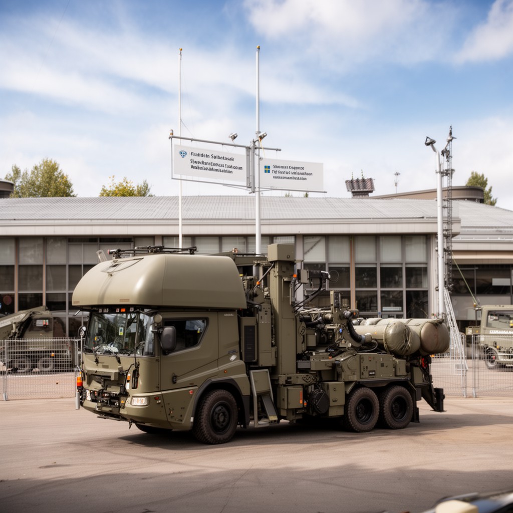 AI-generated illustration of Swedish Defence Materiel Administration