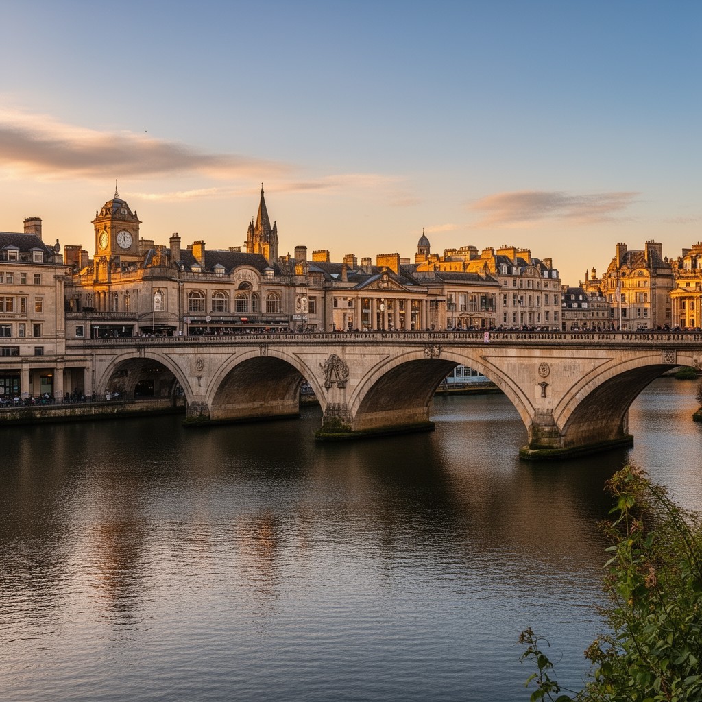 AI-generated illustration of Pulteney Bridge