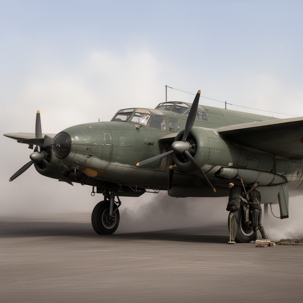 AI-generated illustration of Mitsubishi Ki-67