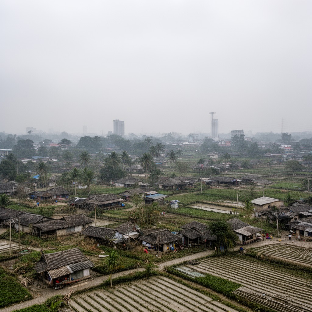 AI-generated illustration of Thanh Oai District