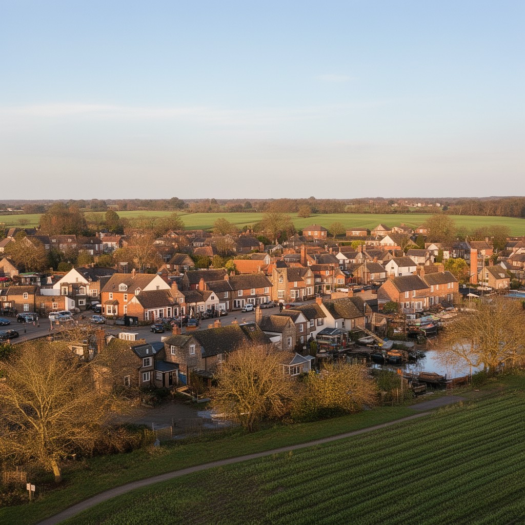 AI-generated illustration of Wisbech