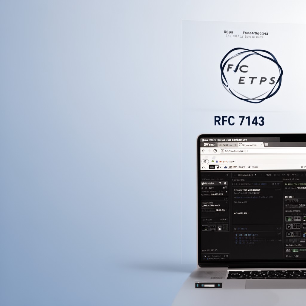 AI-generated illustration of RFC 7143