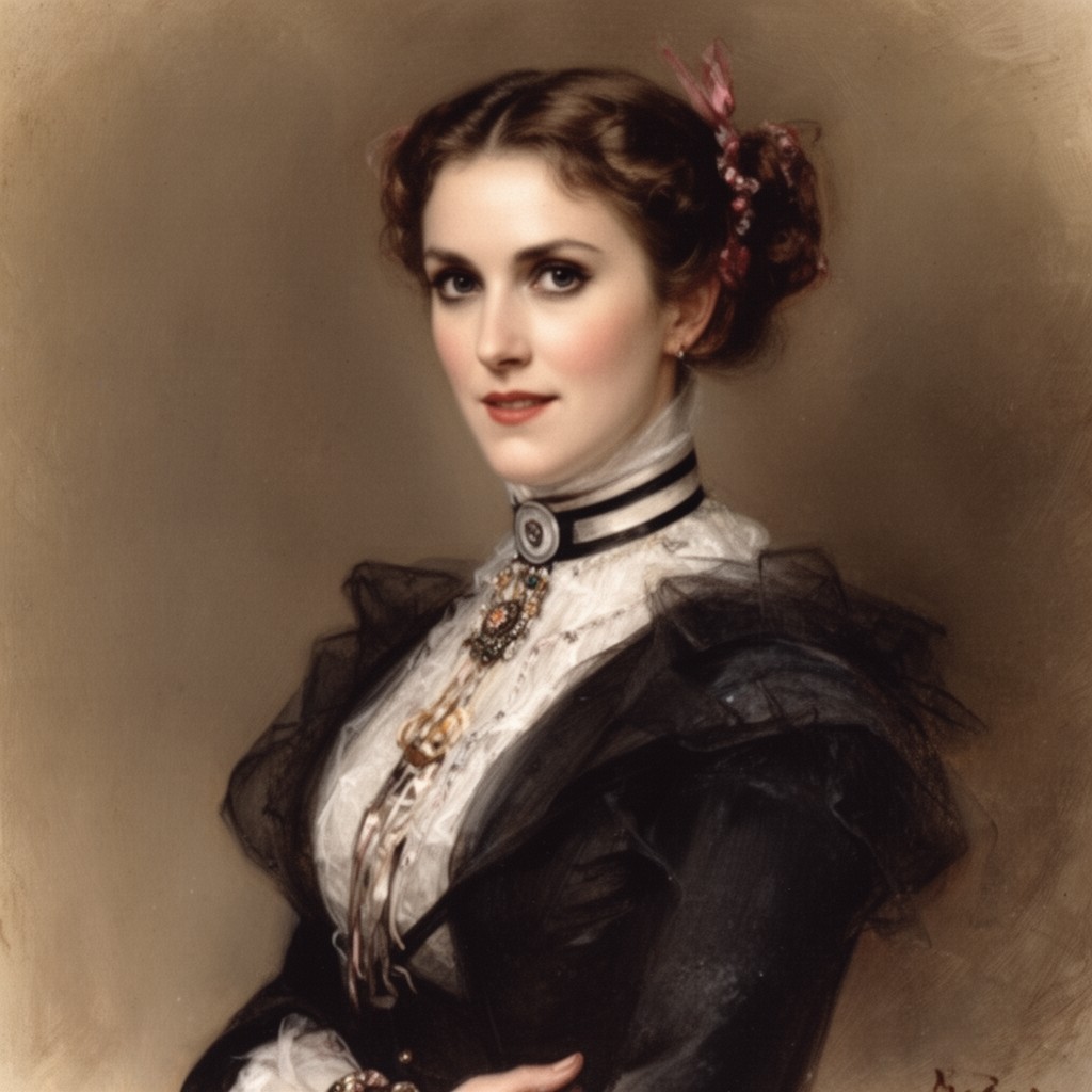 AI-generated illustration of Mary McVicker Booth