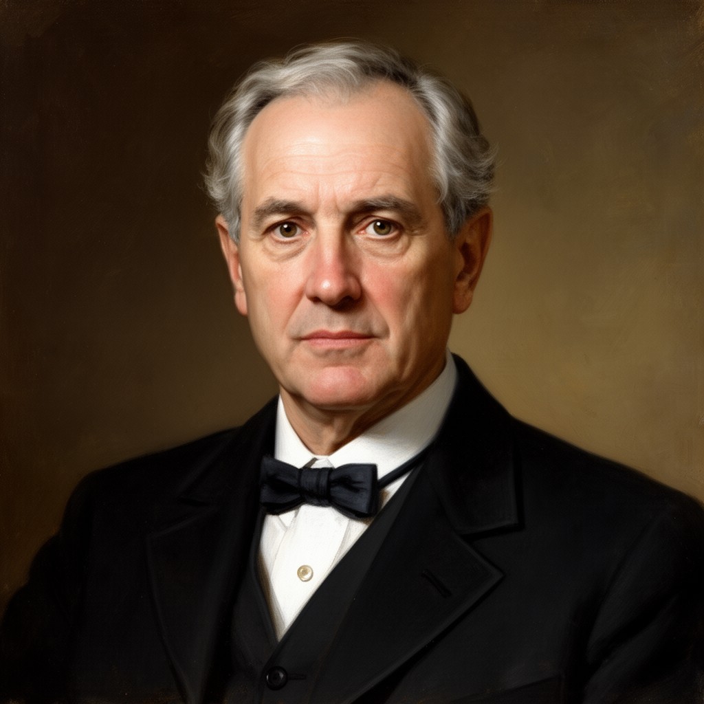 AI-generated illustration of John Marshall Harlan