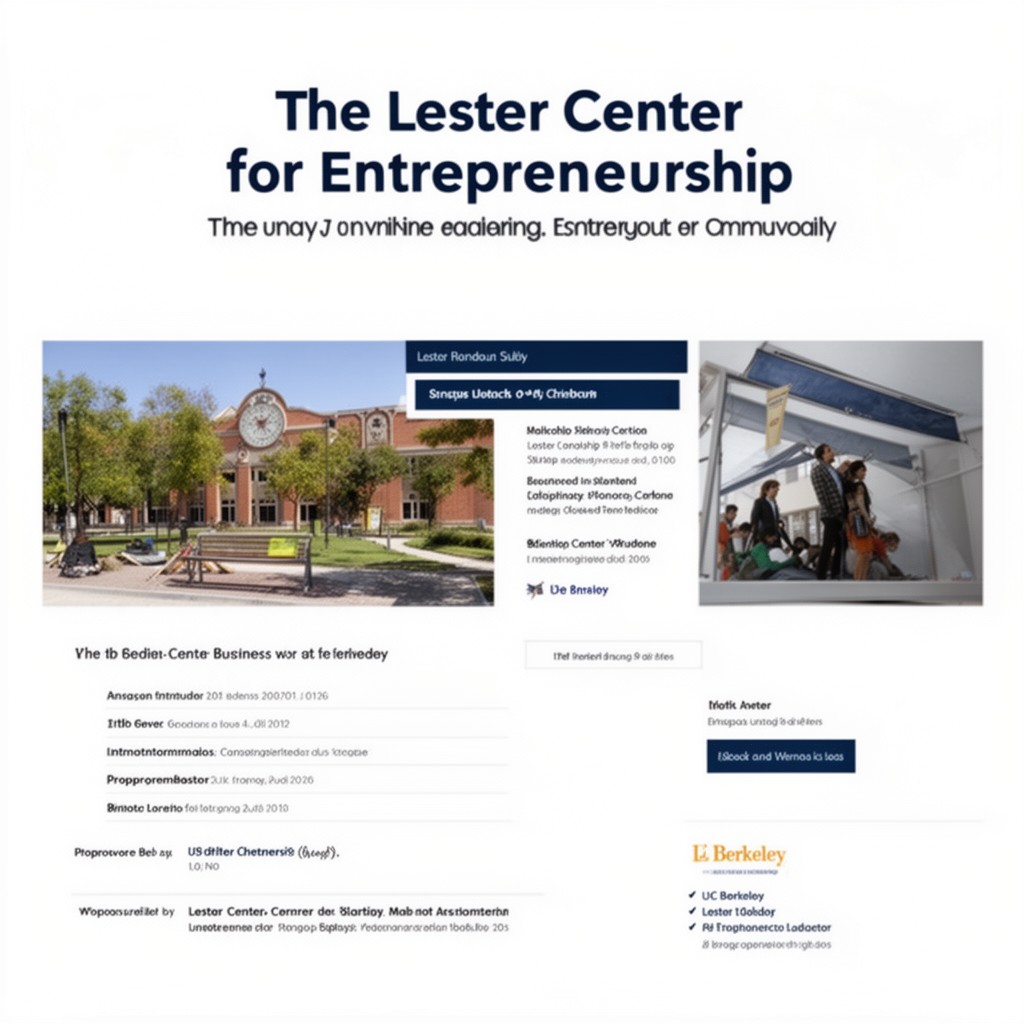 AI-generated illustration of Lester Center for Entrepreneurship