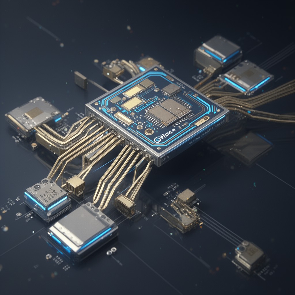 AI-generated illustration of MMICs