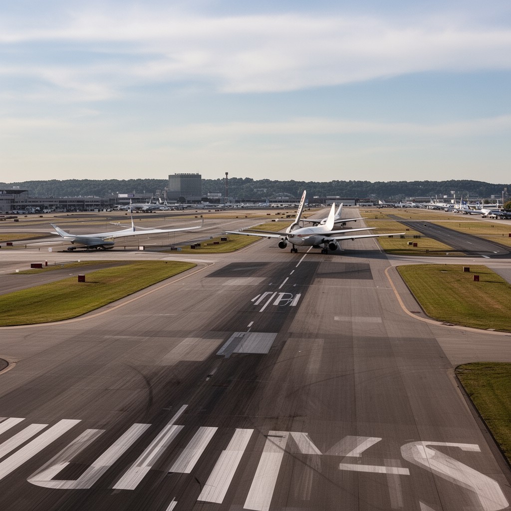 AI-generated illustration of Runway 4R/22L